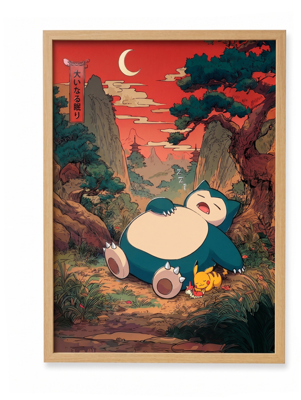 poster de snorlax